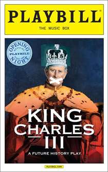 King Charles III Limited Edition Official Opening Night Playbill 